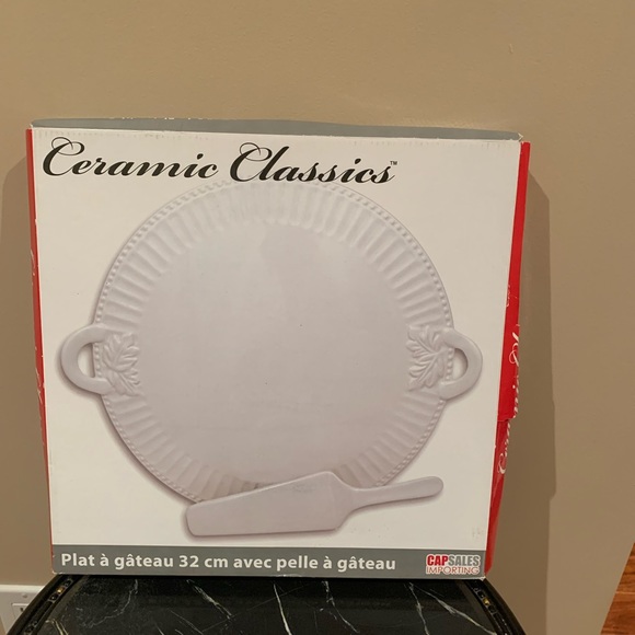 Ceramic plate with server - Picture 4 of 4